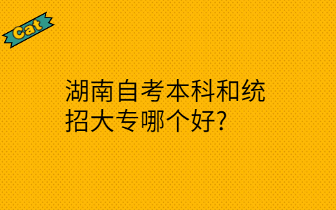 湖南自考本科难吗